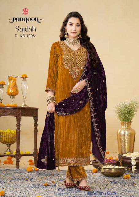 Rangoon sajdah kurti with palazzo set wholesale